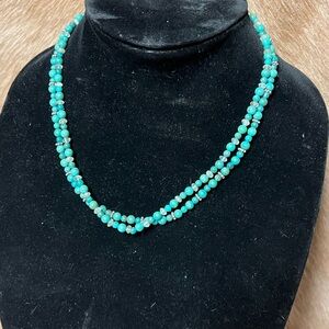 Elegant Turquoise Beaded Necklace